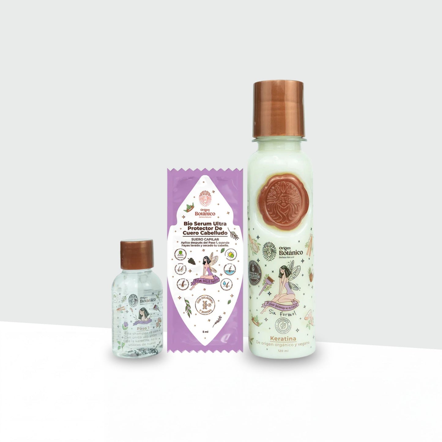 Ritual Botanico - Kit de keratina evolución 120ml - 1 persona (pequeña)