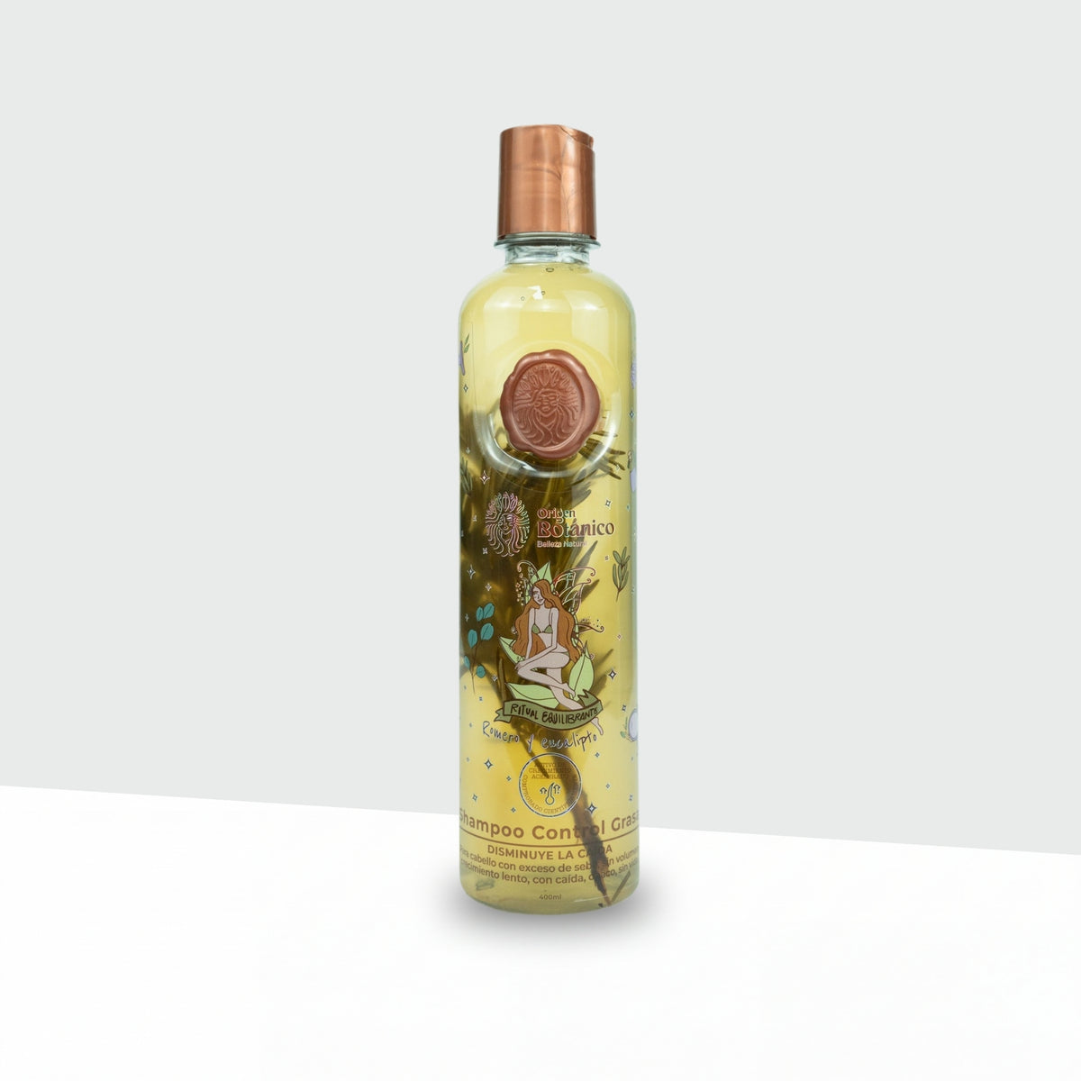 Shampoo Control Grasa de Romero y Eucalipto Origen Botánico 400 ml