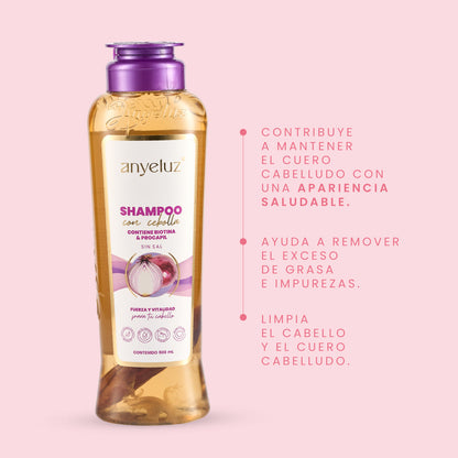 Anyeluz - Shampoo de Cebolla