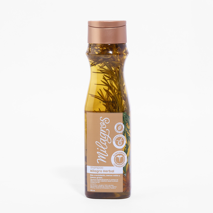 Milagros - Shampoo Milagro Herbal (con romero y jengibre) 450mL