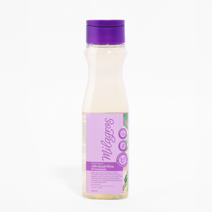 Milagros - Shampoo Ultra Nutritivo Premium (con aloe vera) 450mL