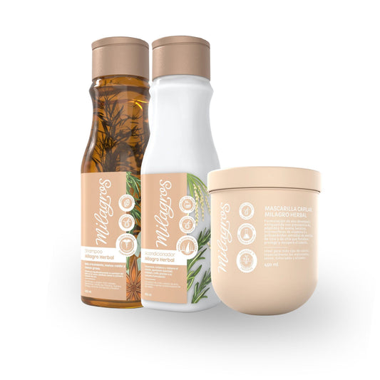 Milagros - Kit Crecimiento, control Grasa y Caída