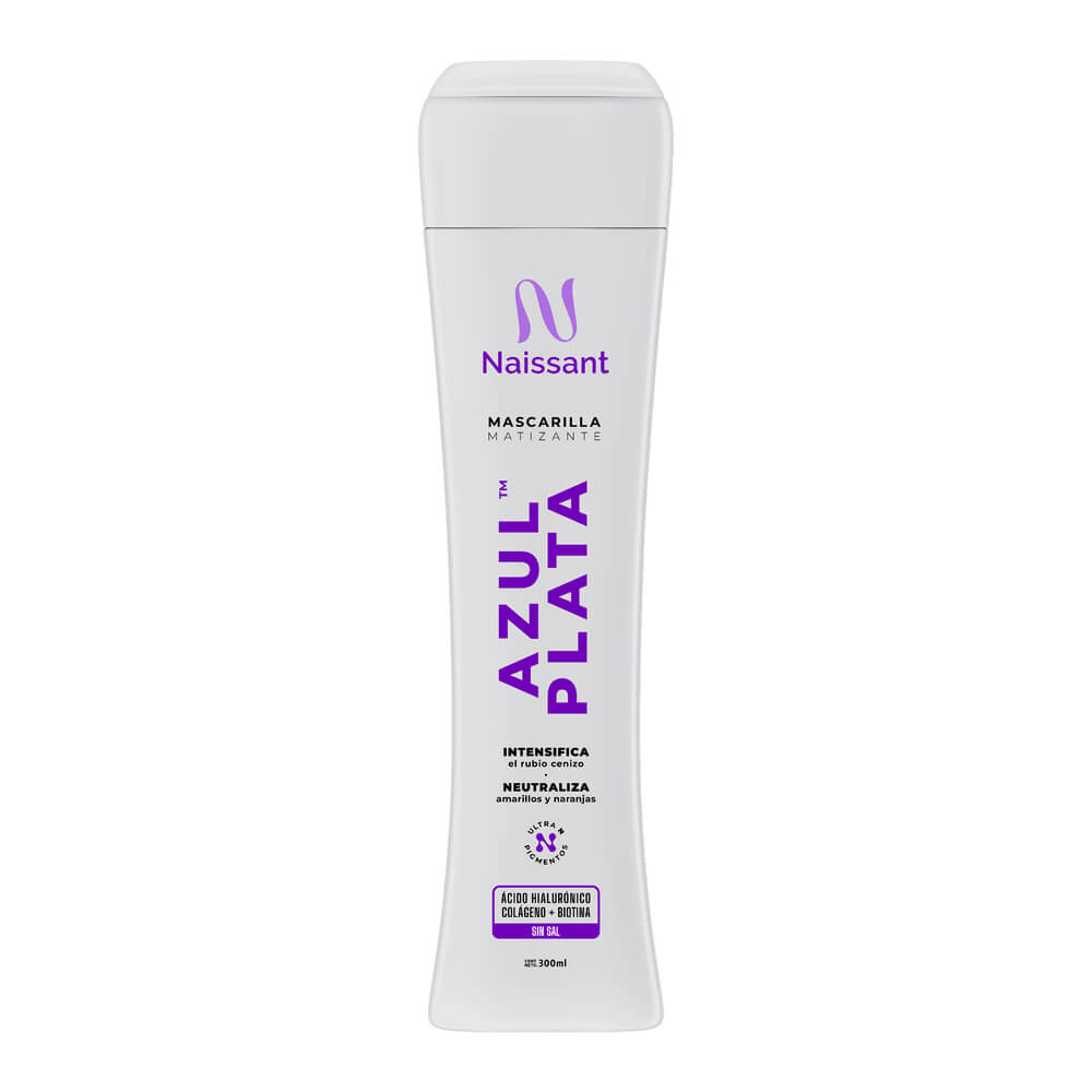 Mascarilla Matizante Azul Plata Naissant 300 ml - imagen oficial