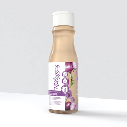 Shampoo de crecimiento con cebolla y péptidos Milagros