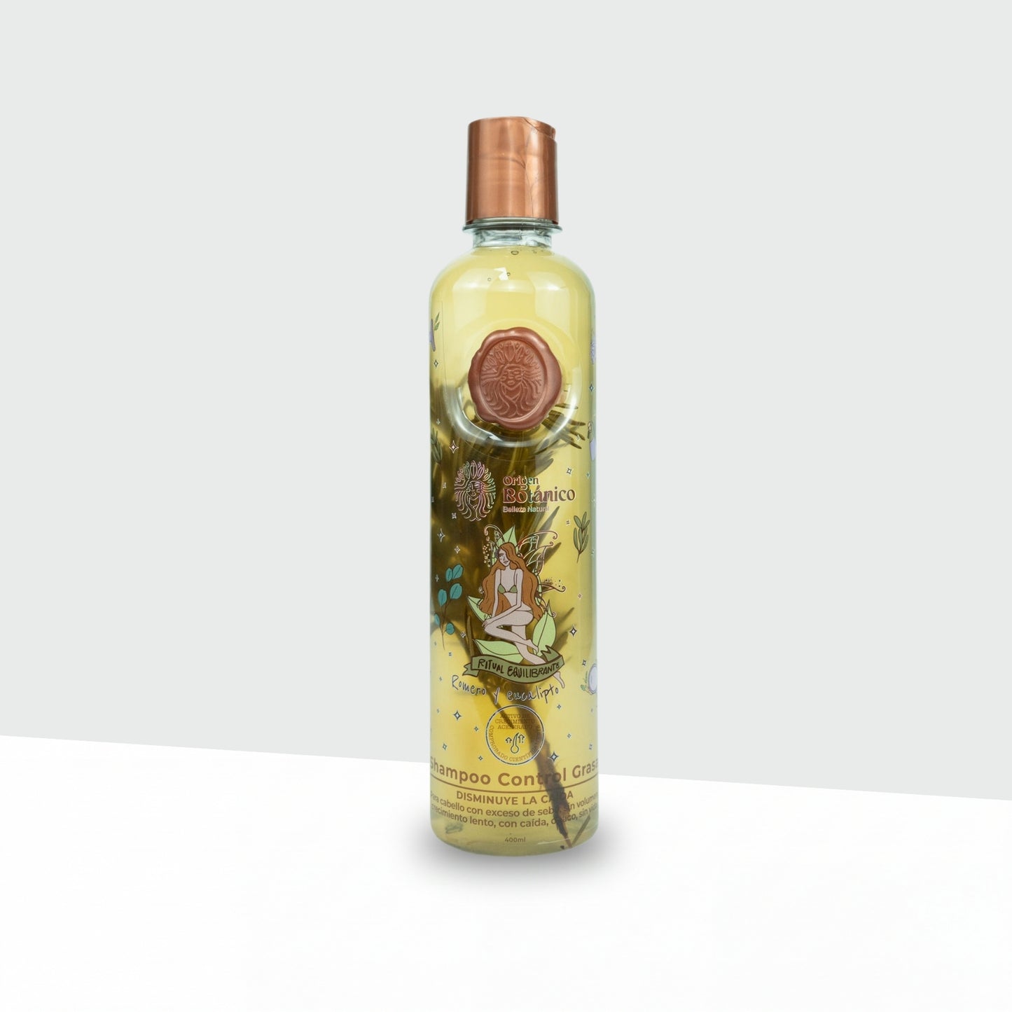 Shampoo Control Grasa de Romero y Eucalipto Origen Botánico 400 ml